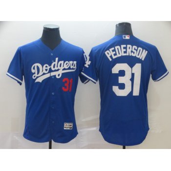 Men's Los Angeles Dodgers #31 Joc Pederson Royal Authentic Flex Nike Jersey
