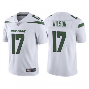 Men's New York Jets #17 Garrett Wilson 2022 White Vapor Untouchable Limited Stitched Jersey