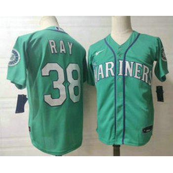 Men's Seattle Mariners #38 Robbie Ray Green Stitched MLB Flex Base Nike Jersey