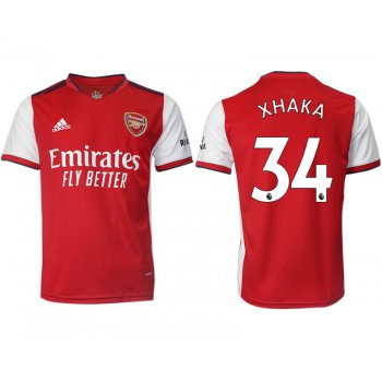 Men 2021-2022 Club Arsenal home aaa version red 34 Soccer Jersey
