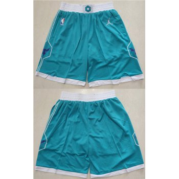 Men's Charlotte Hornets Aqua Mitchell & Ness Shorts (Run Small)