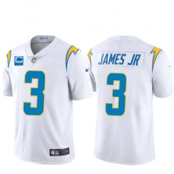 Men's Los Angeles Chargers 2022 #3 Derwin James Jr. White With 2-star C Patch Vapor Untouchable Limited Stitched Jersey