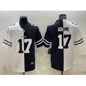 Men's Las Vegas Raiders #17 Davante Adams White Black Two Tone 2021 Vapor Untouchable Stitched NFL Nike Limited Jersey