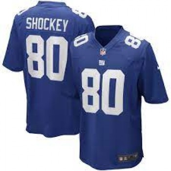Men's New York Giants #80 Jeremy Shockey Blue Vapor Untouchable Limited Stitched NFL Jersey
