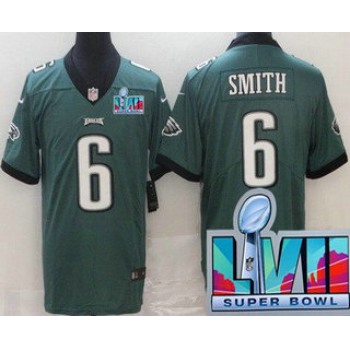 Women's Philadelphia Eagles #6 DeVonta Smith Limited Green Super Bowl LVII Vapor Jersey